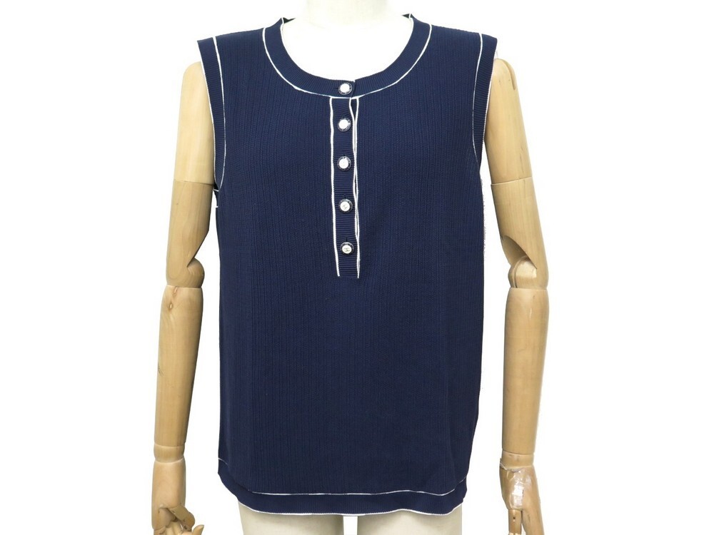 Débardeur (t-shirt Sans Manches) Femme - Taille 52 - Couleur Bordeaux Beige - Occasion Porté 1 Fois