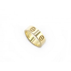 NEUF BAGUE CARTIER LOVE TAILLE 51 EN OR JAUNE 18K + BOITE NEW GOLD RING 1780€