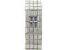 montre chanel chocolat 24mm en acier palladie argente
