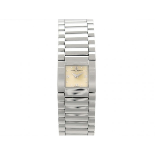 MONTRE BAUME ET MERCIER CATWALK MV045197 24MM ACIER QUARTZ + BOITE WATCH 1350€