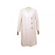 NEUF MANTEAU CHANEL P53566 M 38 EN TWEED ROSE + HOUSSE NEW COAT JACKET 7590€