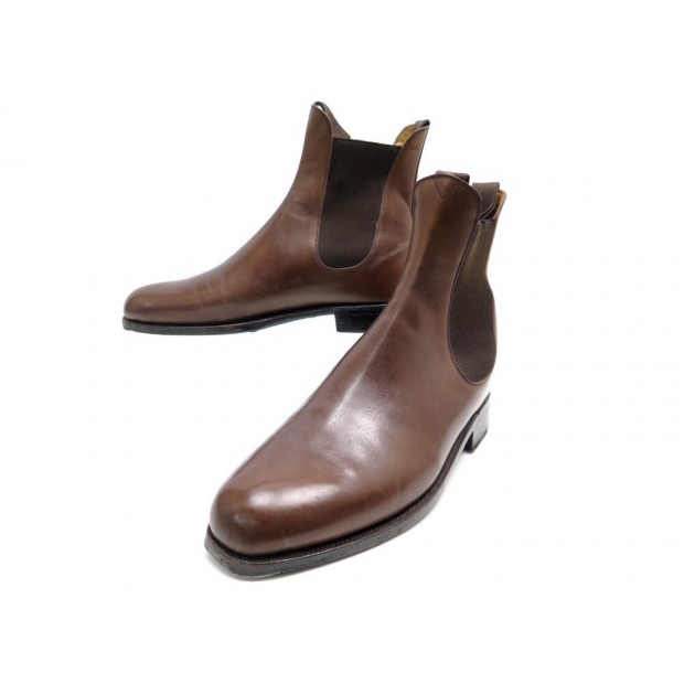 CHAUSSURES JM WESTON BOTTINES CHELSEA LE CAMBRE 705 6.5E 40.5 CUIR BOOTS 950€