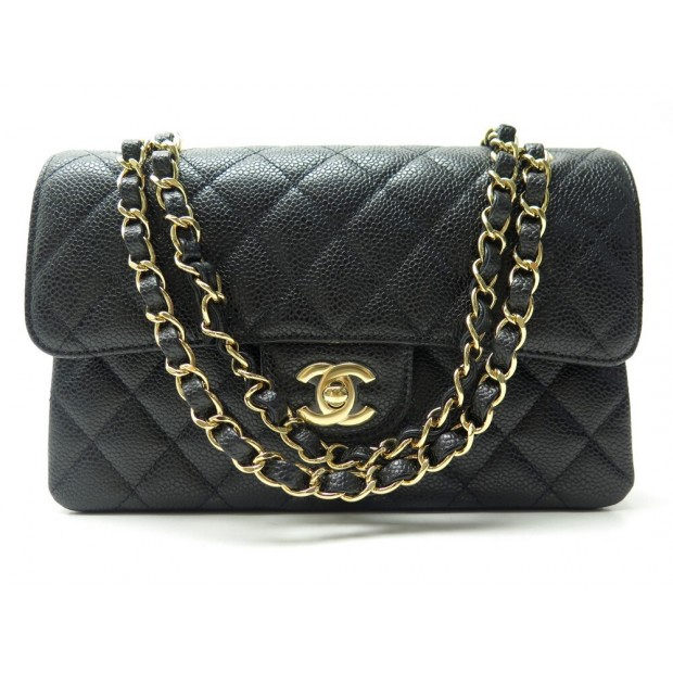 NEUF SAC A MAIN CHANEL PETIT CLASSIQUE TIMELESS CUIR CAVIAR MATELASSE BAG 7300€