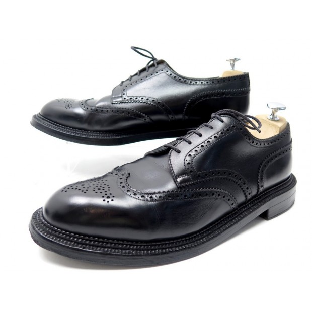 CHAUSSURES JM WESTON TRIPLE SEMELLES 590 11.5D 45.5 DOUBLE TREPOINTE CUIR 1200€