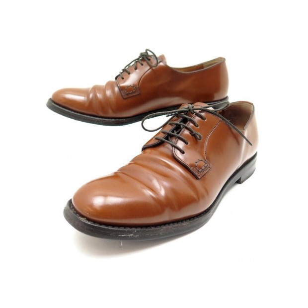 CHAUSSURES CHURCH'S DERBY SHANNON 38.5 EN CUIR MARRON BROWN LEATHER SHOES 790€