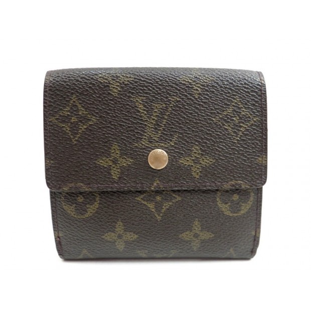 PORTEFEUILLE LOUIS VUITTON ELISE PORTE MONNAIE CARTES TOILE MONOGRAM WALLET 435€