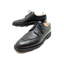 CHAUSSURES PARABOOT DERBY CHASSE AVIGNON 7 41 EN CUIR NOIR + BOITE SHOES 395€