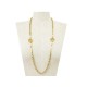 VINTAGE COLLIER CHANEL METAL DORE 6 