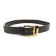 NEUF CEINTURE ST DUPONT 7402060 TAILLE 80 EN CUIR MARRON BOITE LEATHER BELT 250€