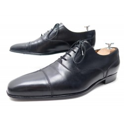 CHAUSSURES JM WESTON 515 RICHELIEU BOUT DROIT 8E 42 LARGE CUIR NOIR SHOES 835€