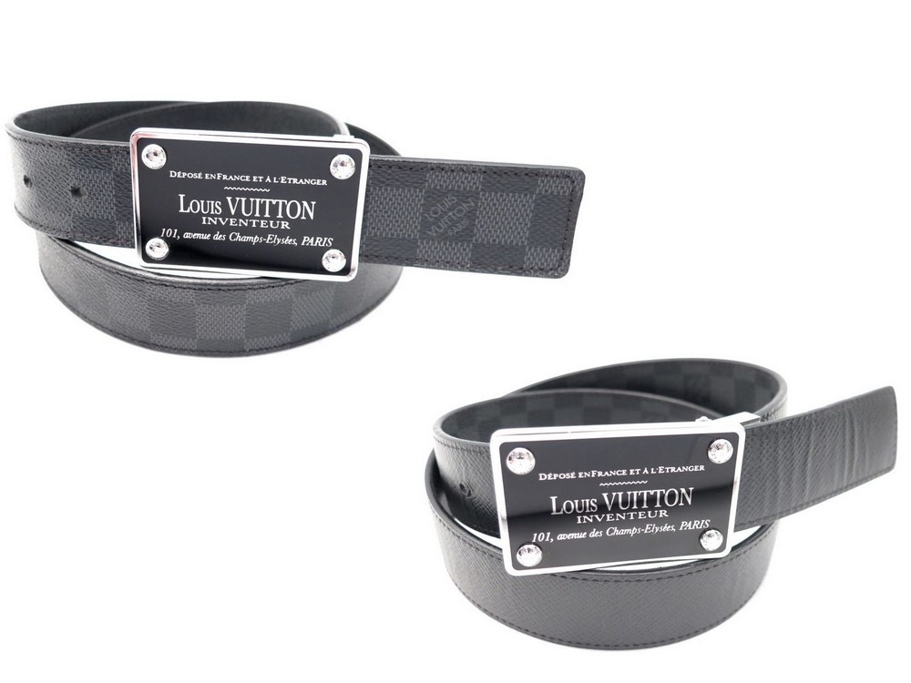 ceinture louis vuitton m9632 inventeur reversible