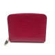 NEUF PORTEFEUILLE VUITTON PORTE MONNAIE ZIPPY EN CUIR EPI ROUGE RED WALLET 365€