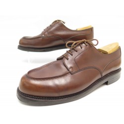 CHAUSSURES JM WESTON GOLF DERBY 8.5D 42.5 CUIR MARRON + EMBAUCHOIRS SHOES 865€