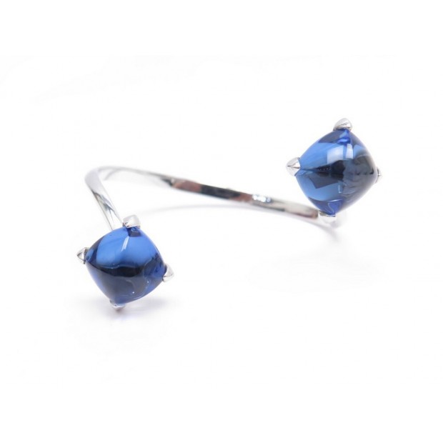 BRACELET BACCARAT MEDICIS TOI & MOI ARGENT MASSIF & CRISTAL BLEU + BOITE 450€