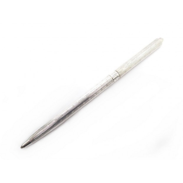 STYLO BILLE TIFFANY GUILLOCHE EN ARGENT MASSIF 925 + BOITE SILVER PEN 310€