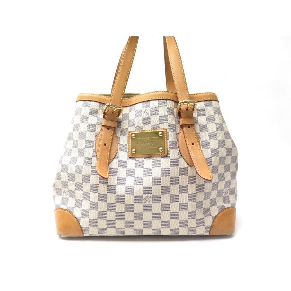 Pre-Owned Louis Vuitton Hampstead Damier Ebene GM Tote Bag