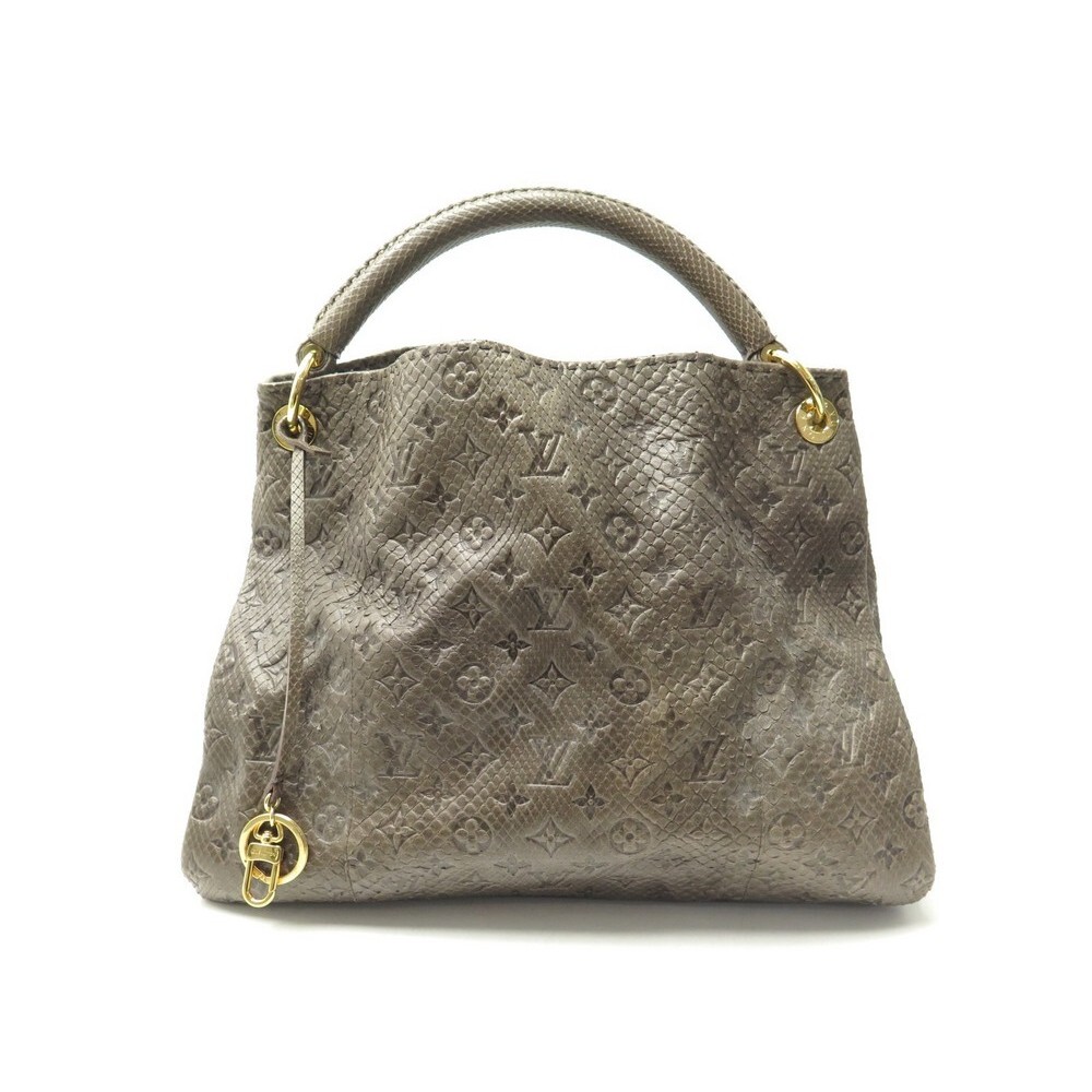 sac a main louis vuitton artsy mm cuir python monogram