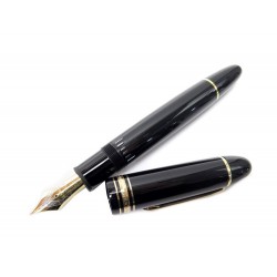 STYLO PLUME MONTBLANC MEISTERSTUCK 149 DORE NOIR 115384 PISTON FOUNTAIN PEN 800€