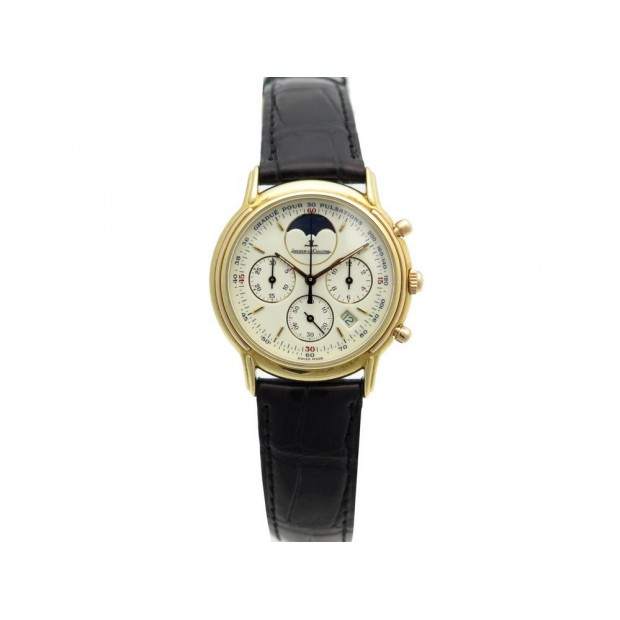 MONTRE JAEGER LECOULTRE ODYSSEUS 165.7.3 34 MM QUARTZ OR 18K GOLD WATCH 17200€