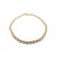 VINTAGE BRACELET CARTIER MAILLE PANTHERE EN OR JAUNE 18K + BOITE YELLOW GOLD
