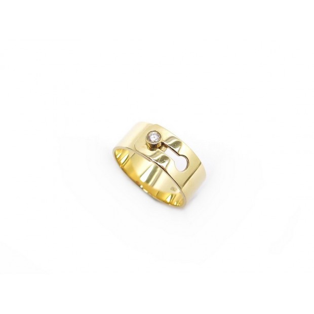 BAGUE DINH VAN SERRURE 53 EN OR JAUNE 18K ET DIAMANT GOLD DIAMOND RING 1650€