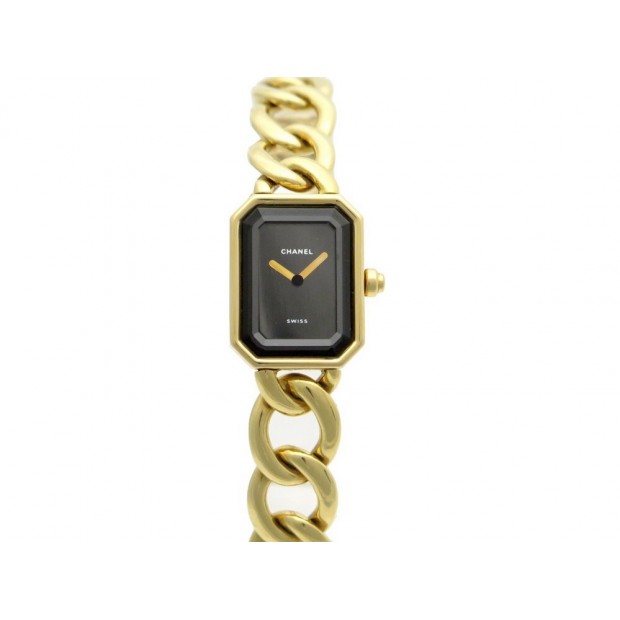 MONTRE CHANEL PREMIERE 26 MM OR JAUNE 18K QUARTZ + BOITE GOLD WATCH 15400€