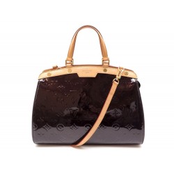 NEUF SAC A MAIN LOUIS VUITTON BREA MM CUIR MONOGRAM VERNIS AMARANTE BAG 1920€