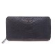 NEUF PORTEFEUILLE ZADIG & VOLTAIRE COMPAGNON COBRA CUIR ANTHRACITE WALLET 195€