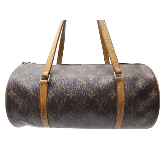 SAC A MAIN LOUIS VUITTON PAPILLON 30 TOILE MONOGRAM MARRON CANVAS HANDBAG 895€