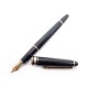 STYLO PLUME MONTBLANC MEISTERSTUCK CLASSIQUE DORE 106514 EN RESINE NOIR PEN 515€