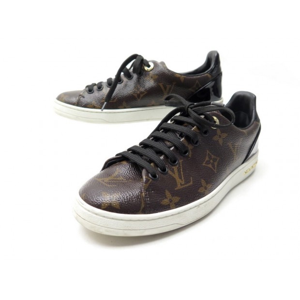 Louis Vuitton Low Top Front Row Sneakers White/Gold 36