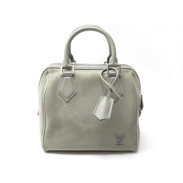 SAC A MAIN LOUIS VUITTON SPEEDY CUBE PM DAIM GRIS EDITION LIMITE HAND BAG 1690€