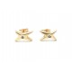 BOUCLES D'OREILLES MAUBOUSSIN ETOILE DIVINE OR JAUNE 18K DIAMANT 0.2CT EARRINGS