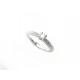 BAGUE MAUBOUSSIN TU ES LE SEL DE MA VIE 50 OR BLANC 18K DIAMANTS GOLD RING 728€