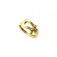 BAGUE FRED FORCE 10 MM 4B0382 T52 EN OR JAUNE 18K & DIAMANTS DIAMONDS RING 1930€