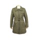 MANTEAU BURBERRY TRENCH MATELASSE T38 M EN POLYESTER KAKI GREEN COAT 980€