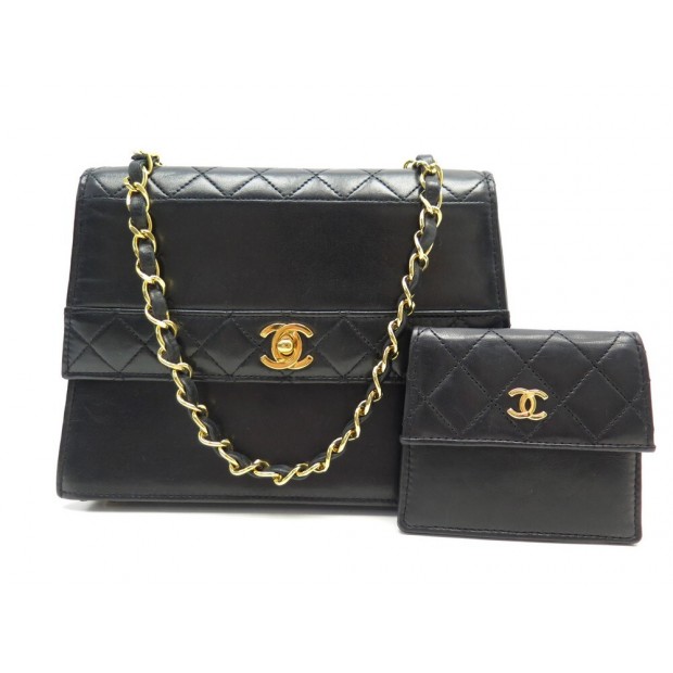 VINTAGE NEUF SAC A MAIN CHANEL TRAPEZE TIMELESS BANDOULIERE CUIR MATELASSE 6900€