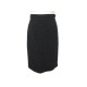 JUPE CHANEL P40250 TAILLE 38 40 M EN TWEED DE LAINE NOIR BLACK WOOL SKIRT 3100€