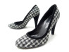 chaussures chanel escarpins 39 en toile tweed gris