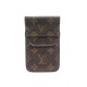 ETUI LOUIS VUITTON POUR TELEPHONE EN TOILE MONOGRAM MARRON CANVAS PHONE CASE