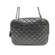 VINTAGE SAC A MAIN CHANEL CAMERA GM CUIR MATELASSE NOIR BANDOULIERE BAG 4200€