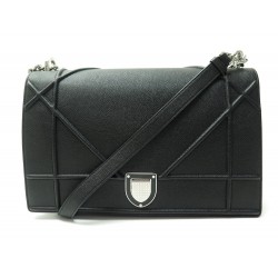 SAC A MAIN DIOR DIORAMA M0423PVRG BANDOULIERE EN CUIR NOIR HAND BAG PURSE 3250€