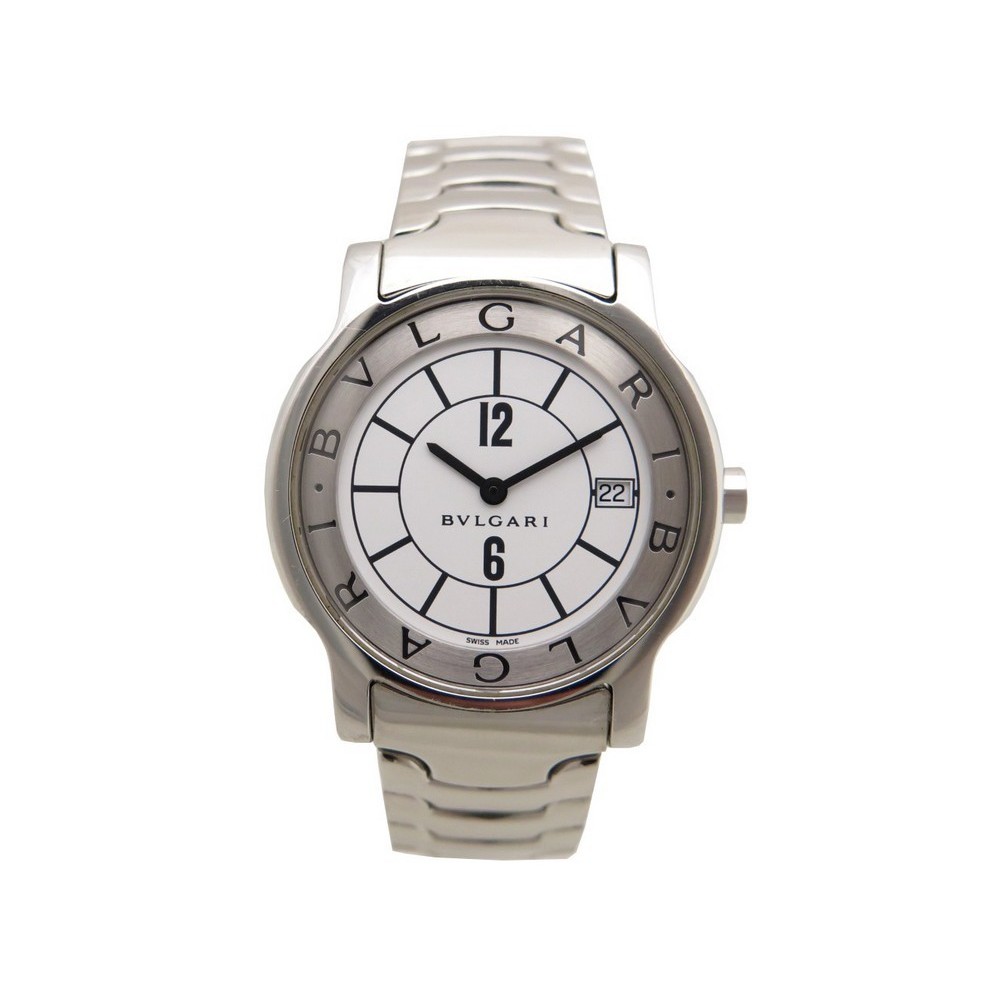 montre bulgari solotempo st 35s quartz 