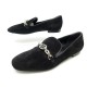 CHAUSSURES LOUIS VUITTON 37 MOCASSINS DAIM NOIR BLACK SUEDE LEATHER LOAFERS 745€