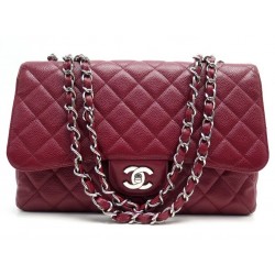 NEUF SAC A MAIN CHANEL CLASSIQUE TIMELESS JUMBO CUIR CAVIAR MATELASSE BAG 9700€