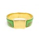 BRACELET HERMES CLIC CLAC IMPRIME HELIOS 18CM EMAIL & PLAQUE OR ENAMEL 615€