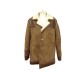 MANTEAU LOUIS VUITTON M 50 EN CUIR MOUTON RETOURNE MARRON KIM JONES COAT 2300€