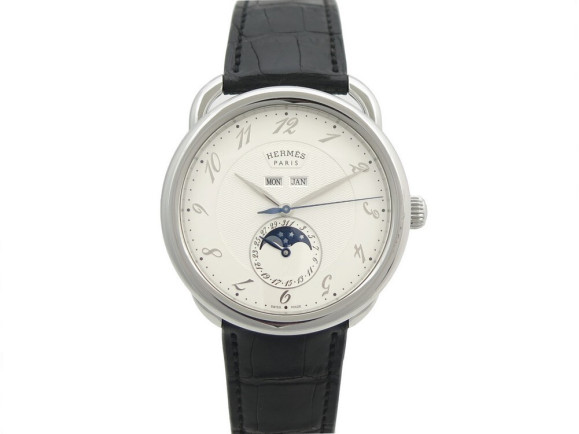 montre hermes arceau grande lune tgm 43mm