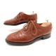 CHAUSSURES CHURCH'S BURWOOD RICHELIEU 7F 41 LARGE EN CUIR MARRON SHOES 620€