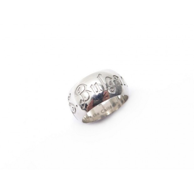 BAGUE BULGARI SAVE THE CHILDREN T54 EN ARGENT MASSIF 925 SILVER RING 292€